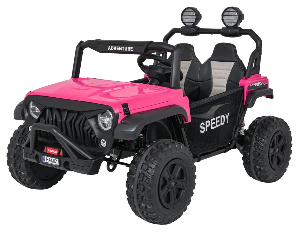 Buggy na akumulator PASSION 4x4 - dvosjed - rozi