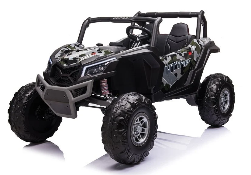 Buggy na akumulator UTV-MX613 Camo – 4×4 – dvosjed – crni/lakirani