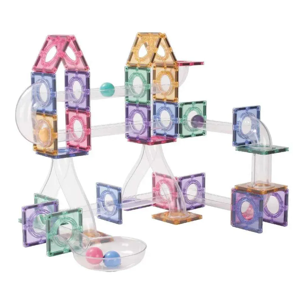 Cleverclixx® Magnetne pločice Ball Run Clever Pack Pastel 110 kom