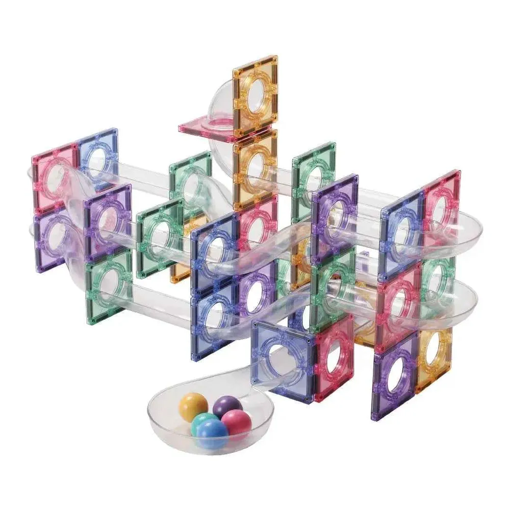 Cleverclixx® Magnetne pločice Ball Run Clever Pack Pastel 110 kom