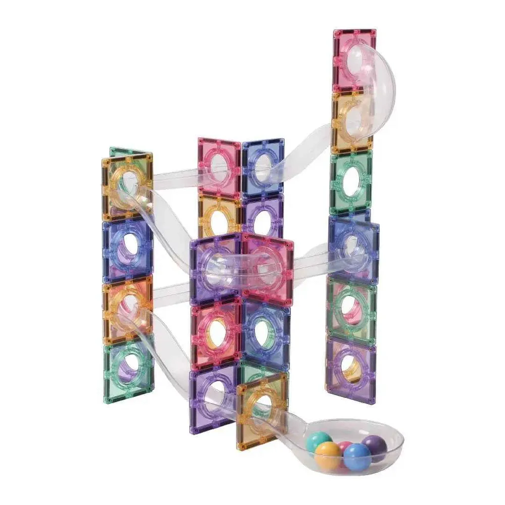 Cleverclixx® Magnetne pločice Ball Run Clever Pack Pastel 110 kom