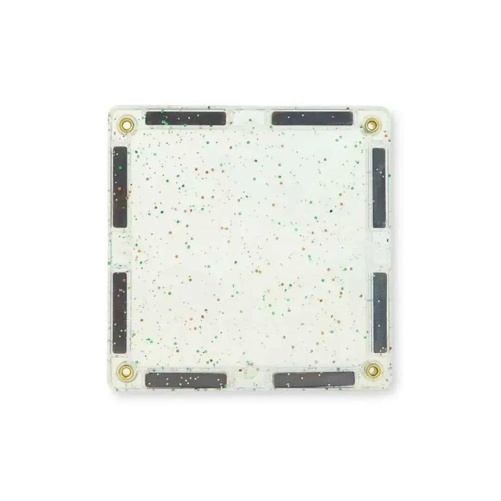 Cleverclixx® Magnetne pločice Glitter Tiles Pack Transparent Pink 16 kom