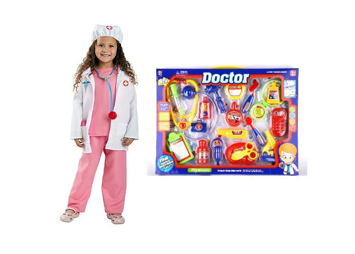 Dječji 19-dijelni set igračaka u obliku opreme za doktora, dostava besplatna