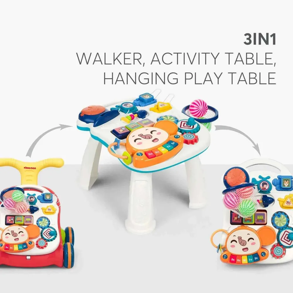 KikkaBoo® Activity kolica 3u1 Play & Grow Red