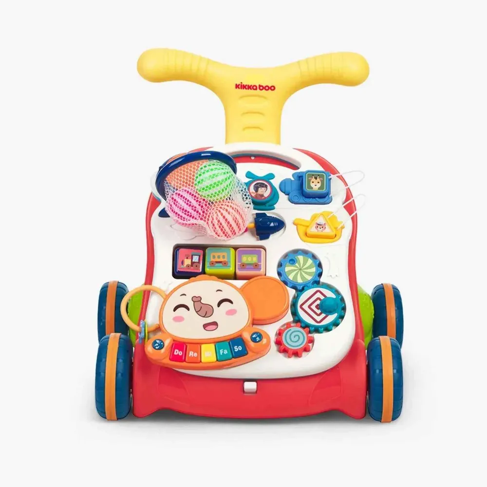 KikkaBoo® Activity kolica 3u1 Play & Grow Red