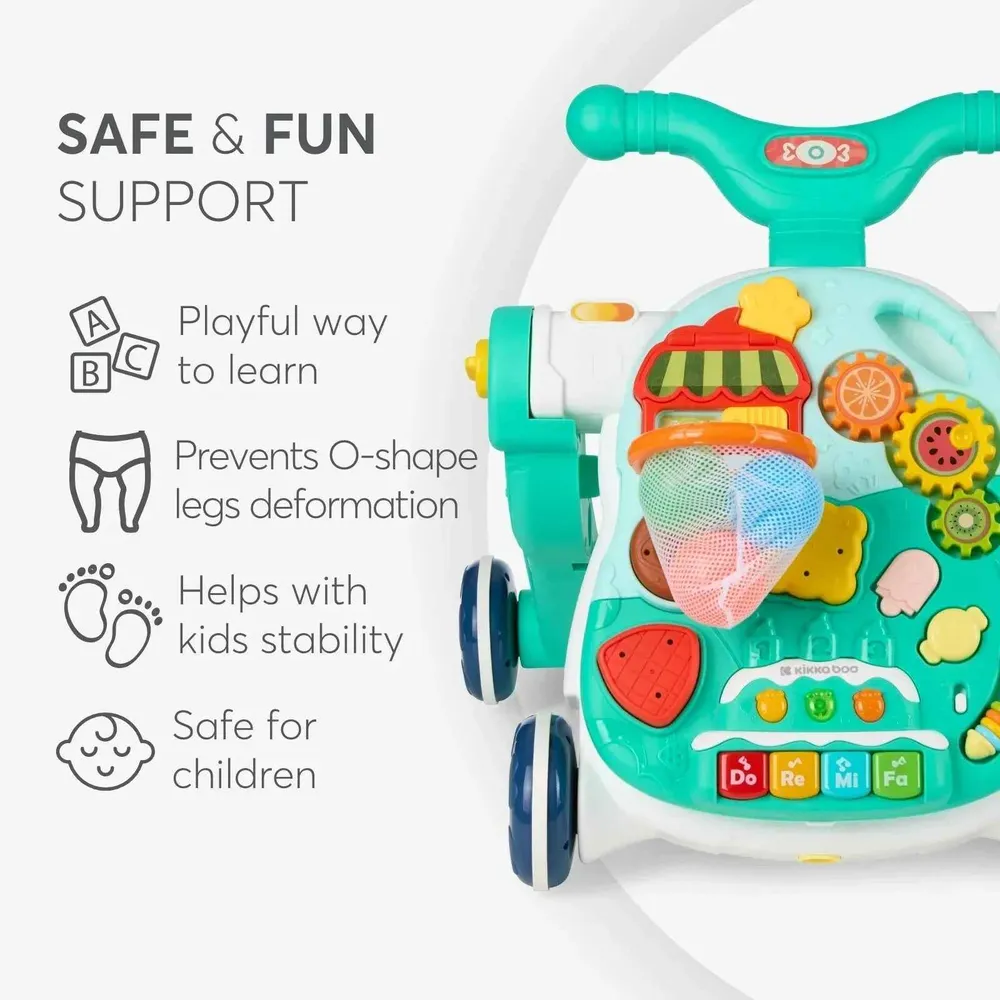 KikkaBoo® Activity kolica 4 u 1 Sweet Escape Mint