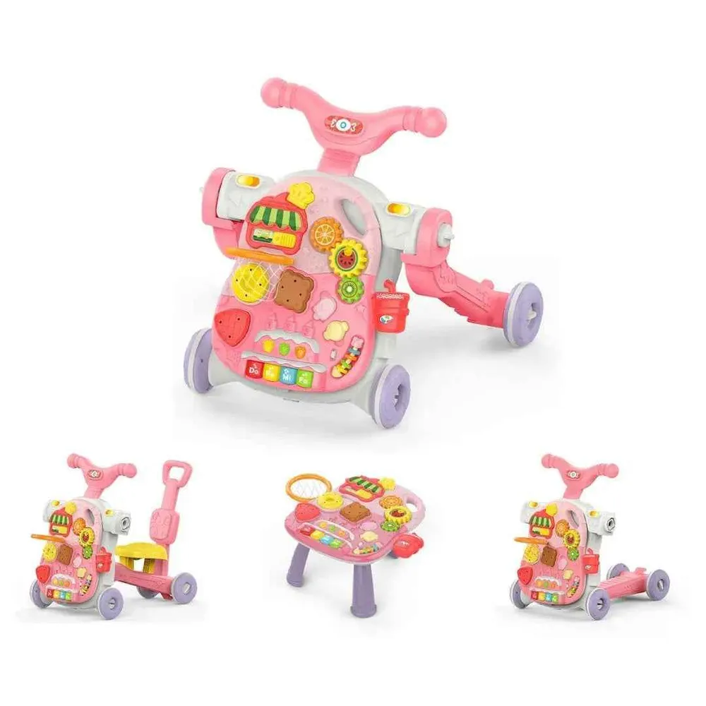 KikkaBoo® Activity kolica 4 u 1 Sweet Escape Pink