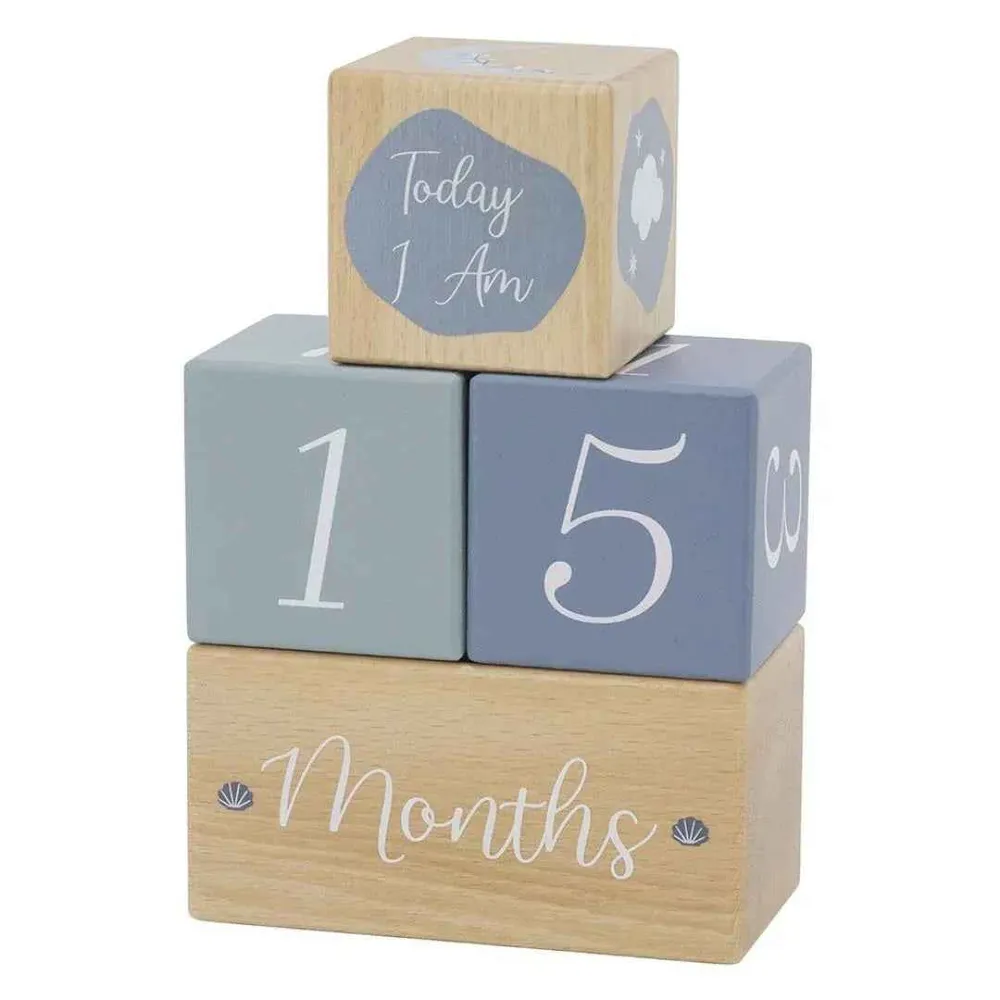 Label Label® Drvene kocke Blue