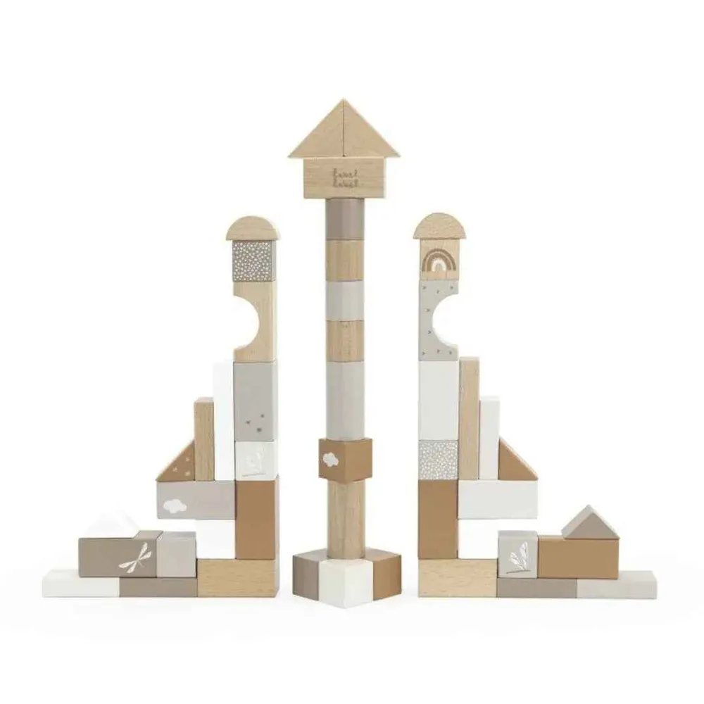 Label Label® Drvene kocke Nougat 50 kom