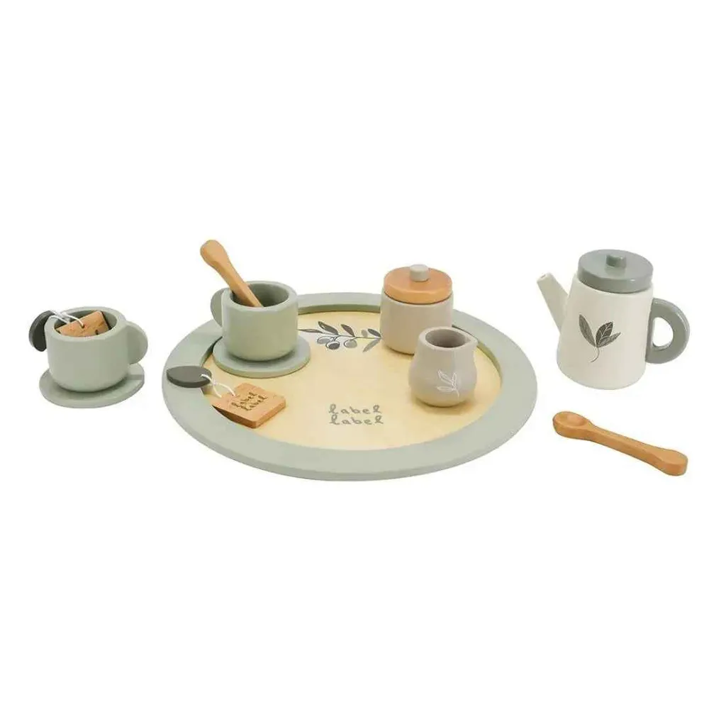 Label Label® Drveni set za čajanku Olive Green