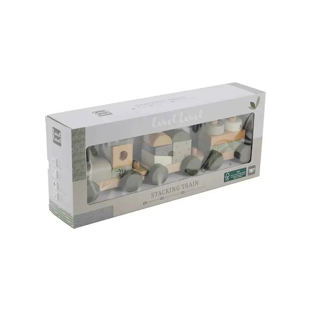 Label Label® Drveni vlak Olive Green