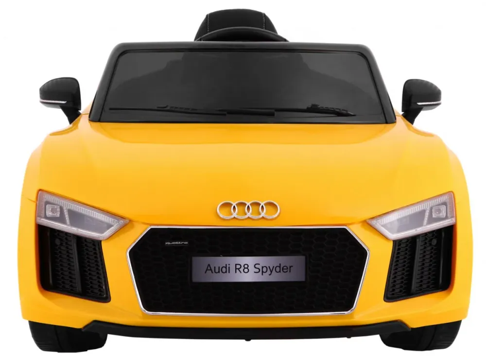 Licencirani auto na akumulator Audi R8 Spyder RS - žuti