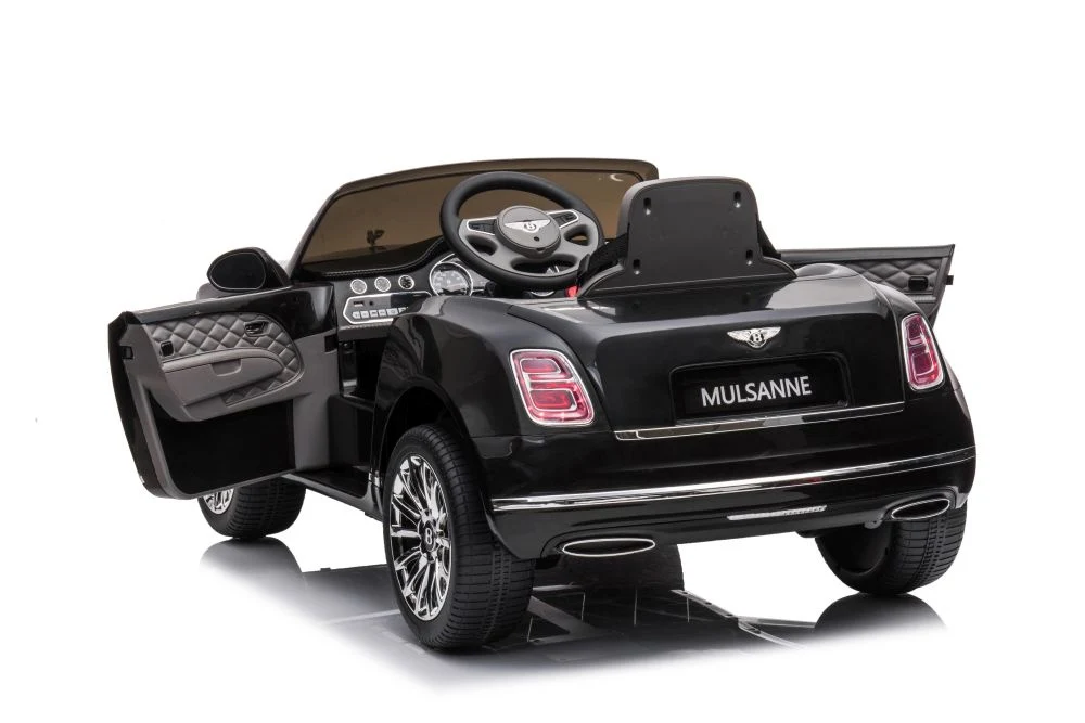 Licencirani auto na akumulator Bentley Mulsanne - crni/lakirani