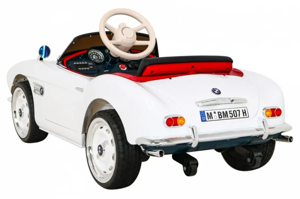 Licencirani auto na akumulator BMW 507 Retro - bijeli