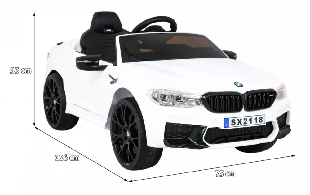 Licencirani auto na akumulator BMW M5 DRIFT - bijeli
