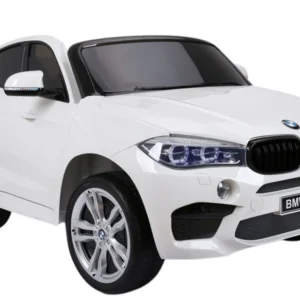 Licencirani auto na akumulator BMW X6M – dvosjed – bijeli