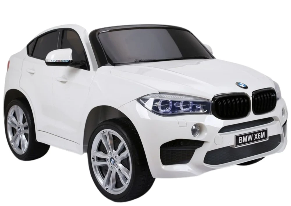 Licencirani auto na akumulator BMW X6M – dvosjed – bijeli