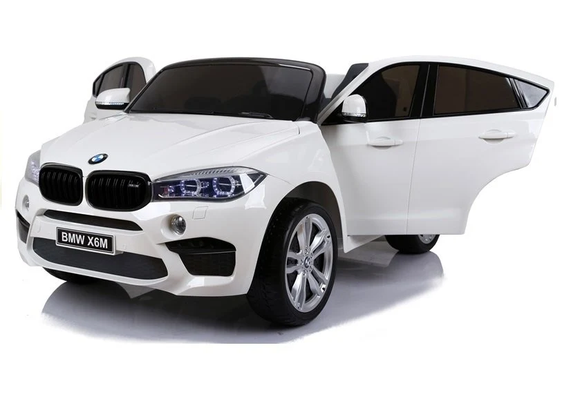 Licencirani auto na akumulator BMW X6M – dvosjed – bijeli