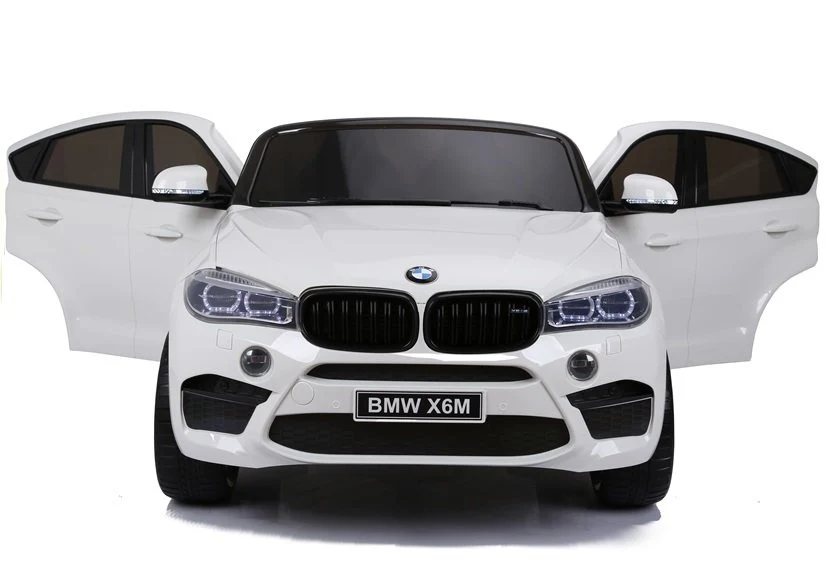 Licencirani auto na akumulator BMW X6M – dvosjed – bijeli