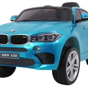 Licencirani auto na akumulator BMW X6M - plavi/lakirani