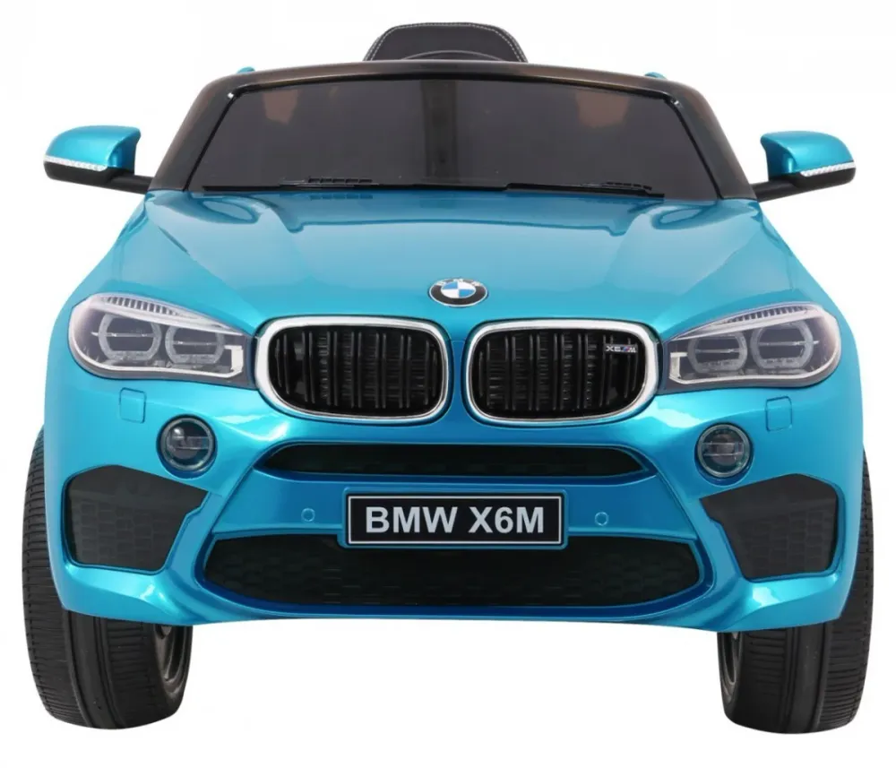 Licencirani auto na akumulator BMW X6M - plavi/lakirani