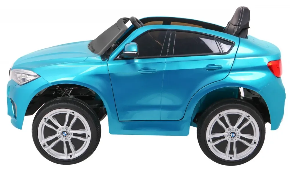 Licencirani auto na akumulator BMW X6M - plavi/lakirani