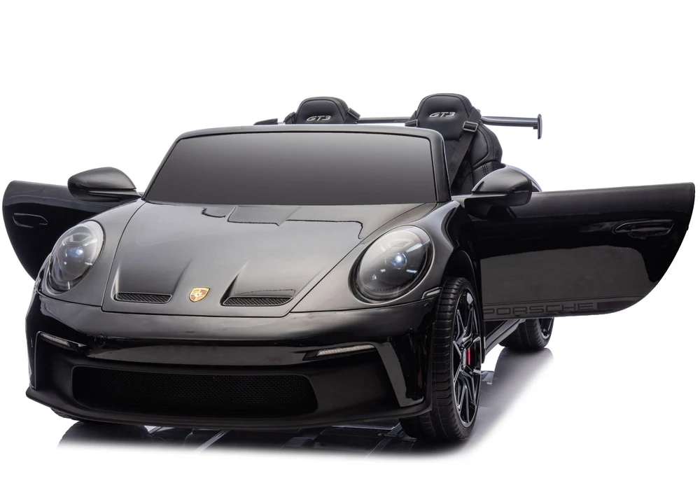 Licencirani auto na akumulator DK-P911 Porsche GT3 - dvosjed- crnii/lakirani