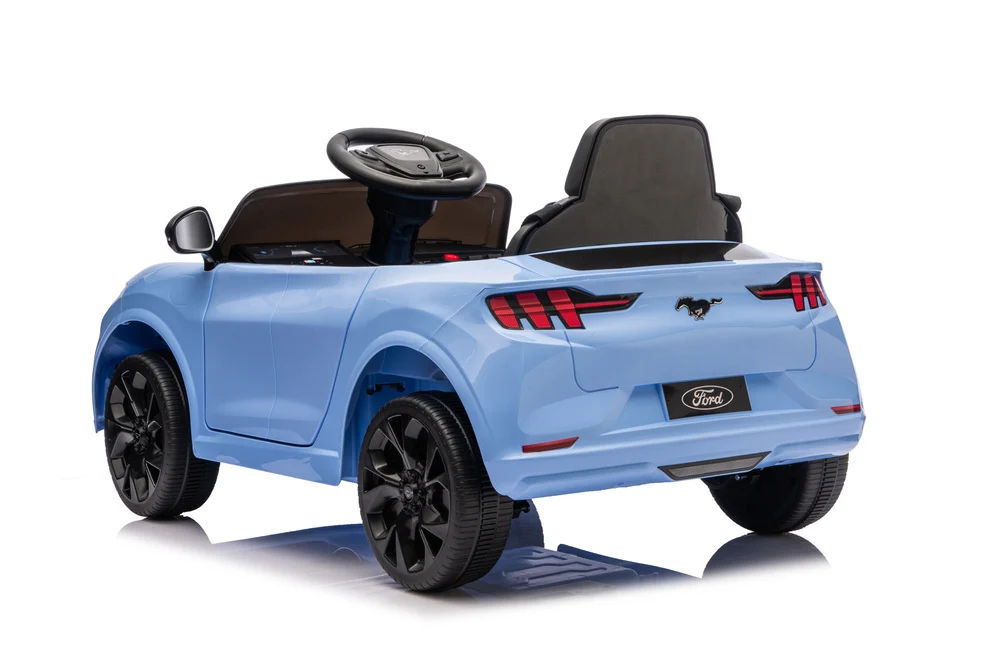 Licencirani auto na akumulator Ford Mustang Mach-E Blue 24V - svijetlo plavi