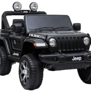 Licencirani auto na akumulator Jeep Rubicon 4x4 - crni