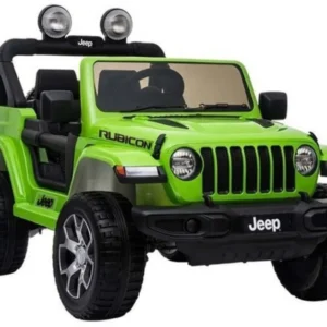 Licencirani auto na akumulator Jeep Rubicon 4x4 - zeleni