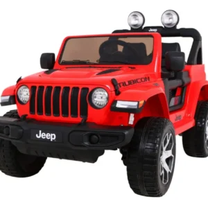 Licencirani auto na akumulator Jeep Wrangler Rubicon 4x4 - crveni