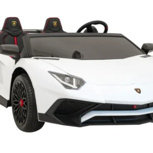 Licencirani auto na akumulator Lamborghini Aventador SV - dvosjed - bijeli