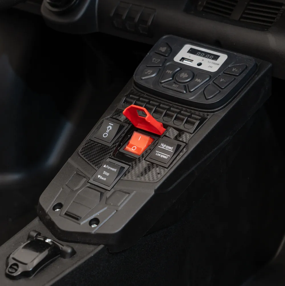 Licencirani auto na akumulator Lamborghini Aventador SV - dvosjed - plavi