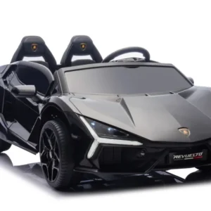 Licencirani auto na akumulator Lamborghini Revuelto XL STRONG - dvosjed - crni