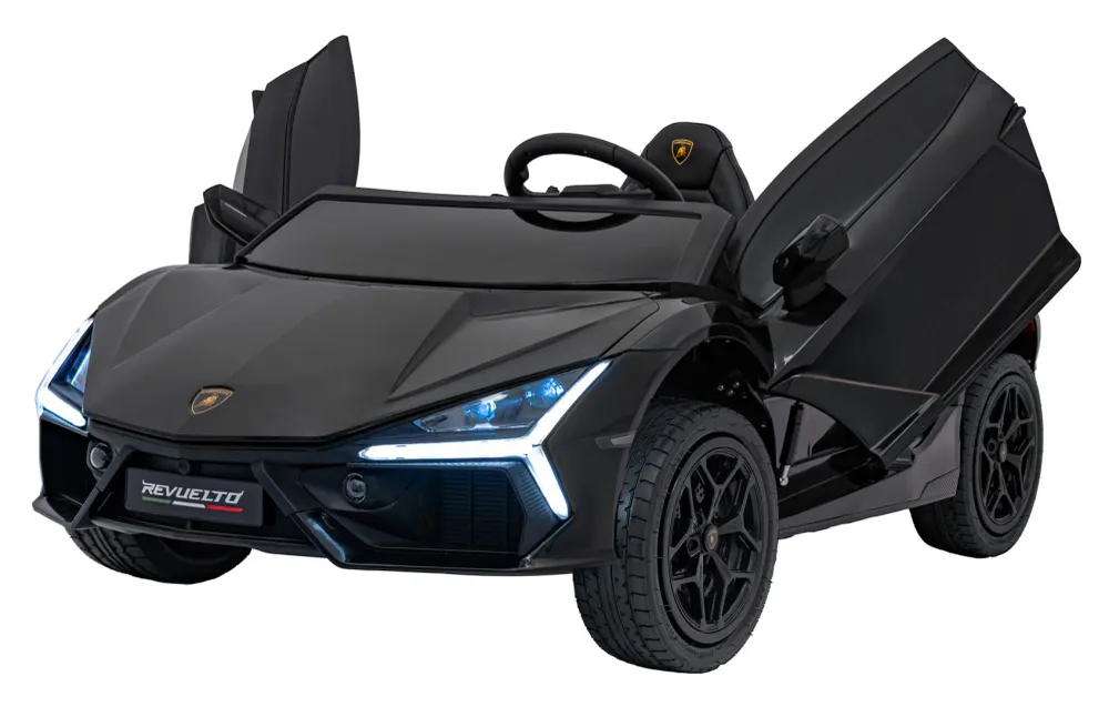 Licencirani auto na akumulator Lamborghini Revuelto XL STRONG - dvosjed - crni