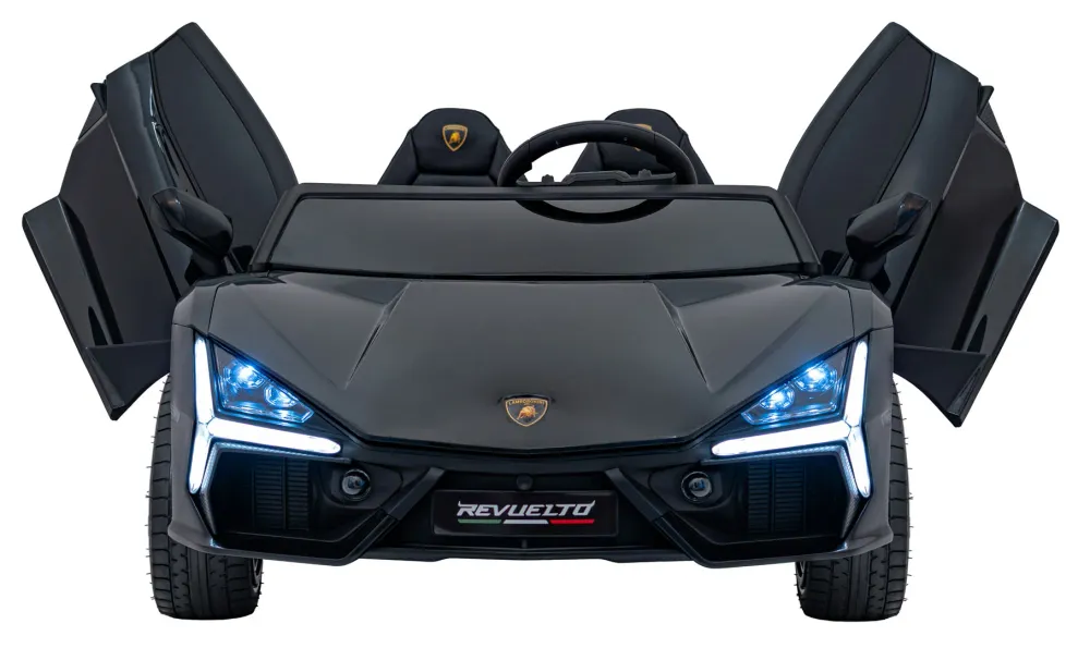 Licencirani auto na akumulator Lamborghini Revuelto XL STRONG - dvosjed - crni