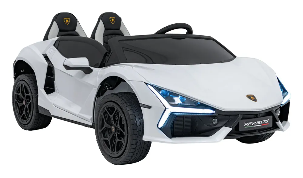 Licencirani auto na akumulator Lamborghini Revuelto XL STRONG - dvosjed - bijeli