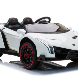 Licencirani auto na akumulator Lamborghini Veneno 4x4 - dvosjed - bijeli