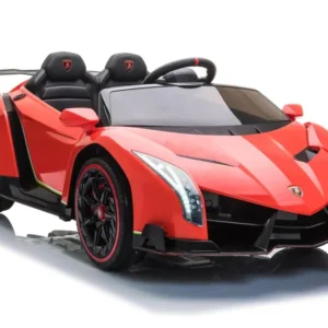 Licencirani auto na akumulator Lamborghini Veneno 4x4 - dvosjed - crveni