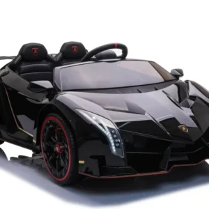 Licencirani auto na akumulator Lamborghini Veneno 4x4 - dvosjed - crni