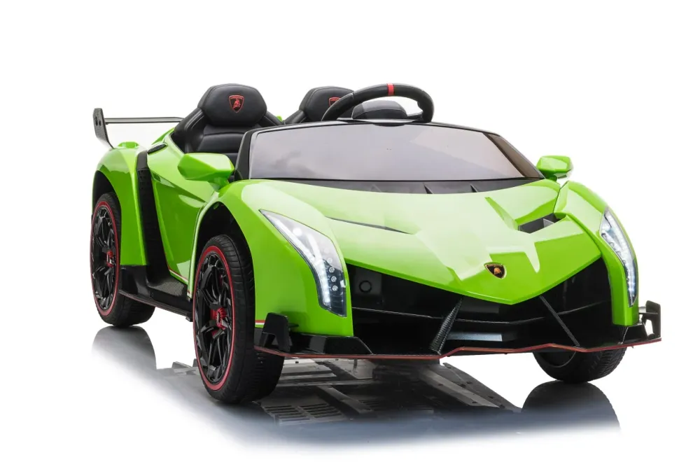 Licencirani auto na akumulator Lamborghini Veneno 4x4 - dvosjed - zeleni