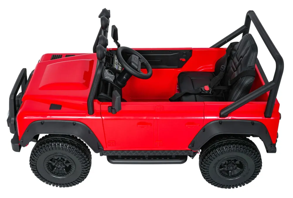 Licencirani auto na akumulator Land Rover Defender 110 SVX Concept - crveni