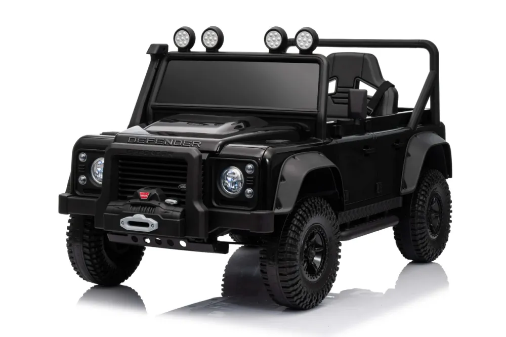 Licencirani auto na akumulator Land Rover Defender 110 SVX Concept - crni