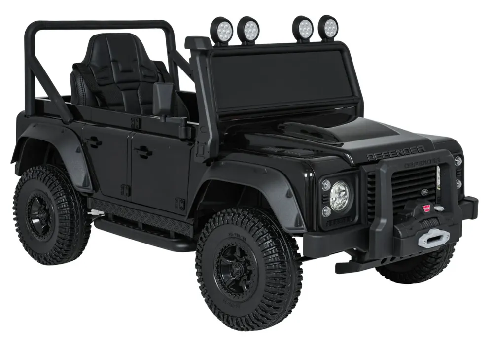Licencirani auto na akumulator Land Rover Defender 110 SVX Concept - crni