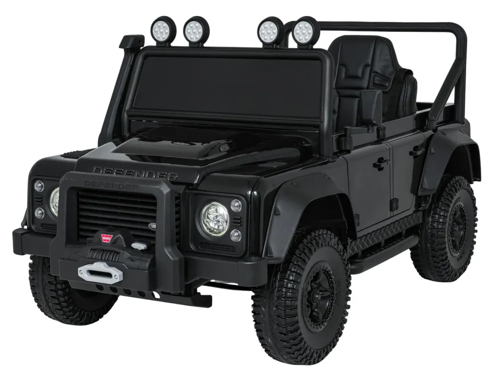 Licencirani auto na akumulator Land Rover Defender 110 SVX Concept - crni