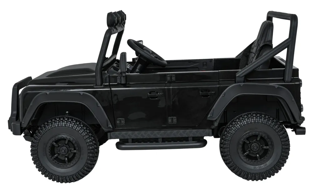 Licencirani auto na akumulator Land Rover Defender 110 SVX Concept - crni