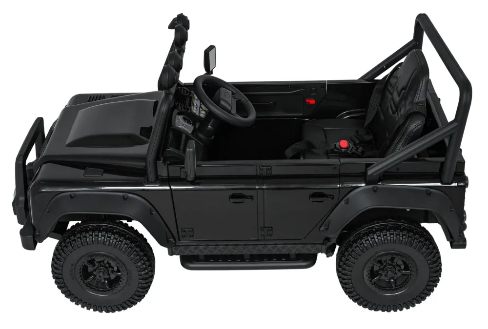 Licencirani auto na akumulator Land Rover Defender 110 SVX Concept - crni