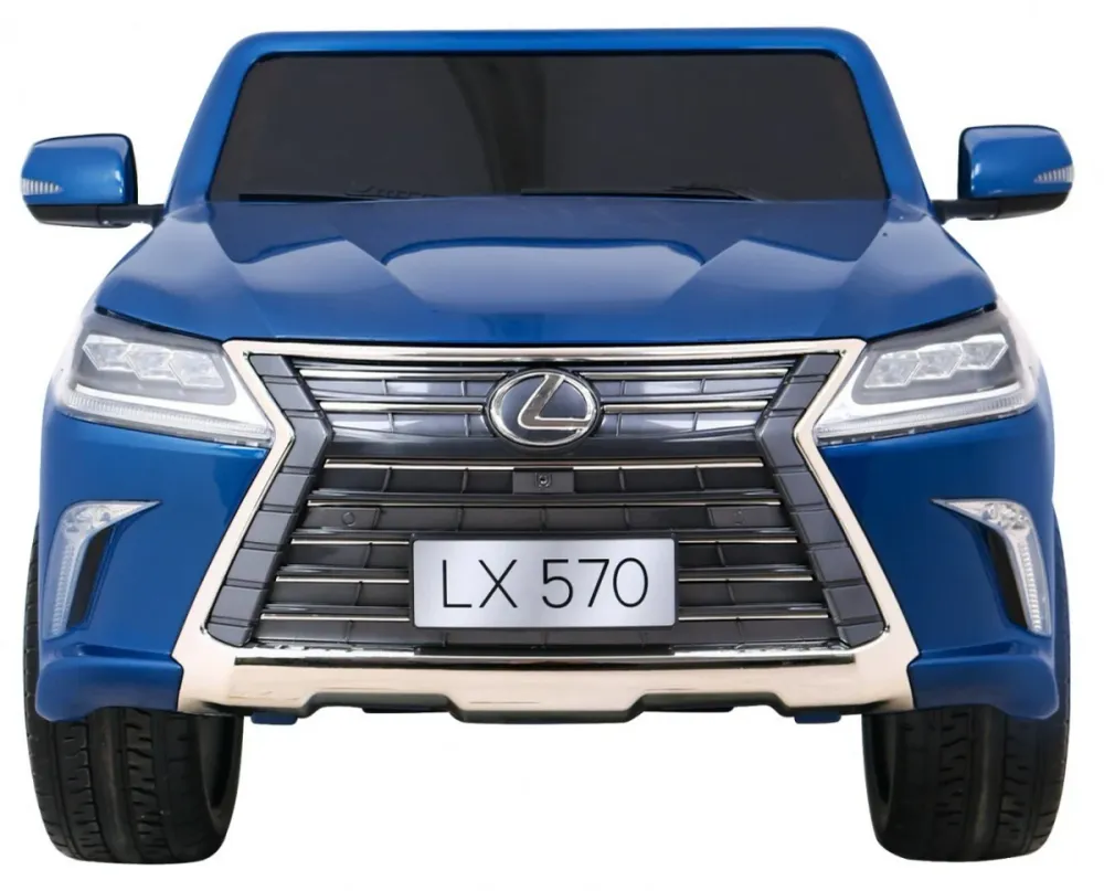 Licencirani auto na akumulator Lexus LX570 4x4 - dvosjed - plavi/lakirani