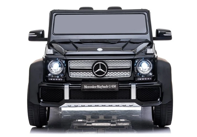 Licencirani auto na akumulator Maybach Mercedes A100 - crni/lakirani