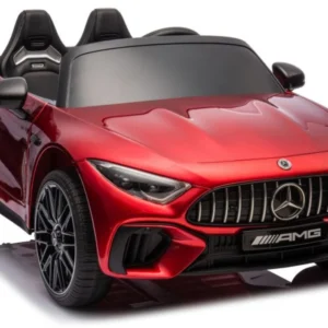 Licencirani auto na akumulator Mercedes AMG SL63 - crveni/lakirani
